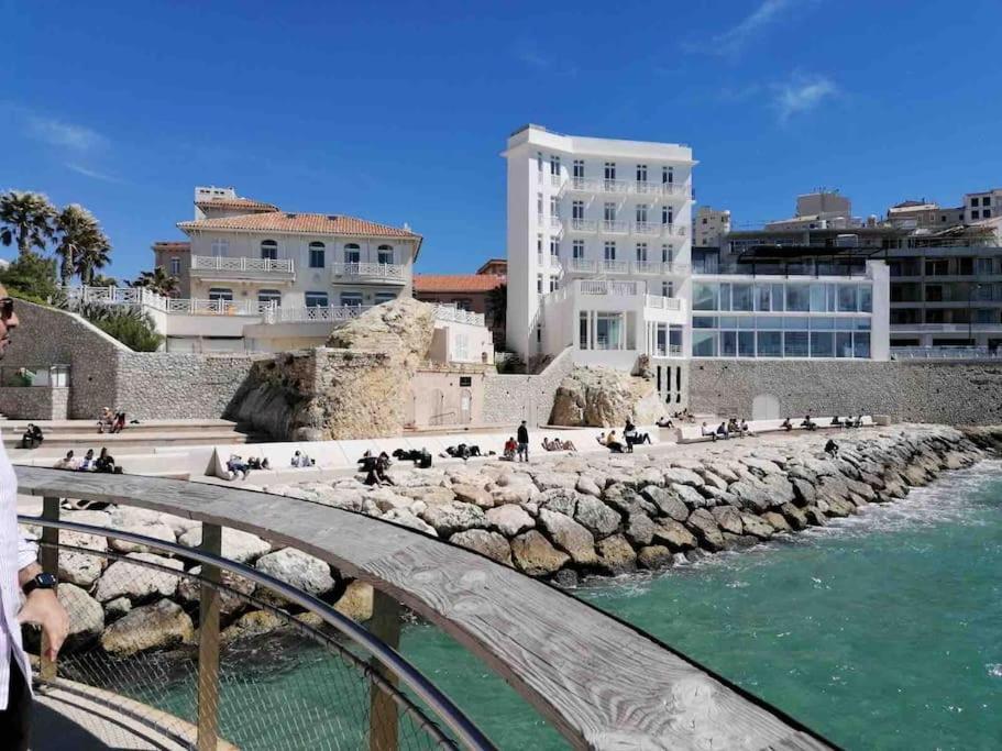 Magnifique Appartement T4, Plage Des Catalans Marseilles Exterior foto