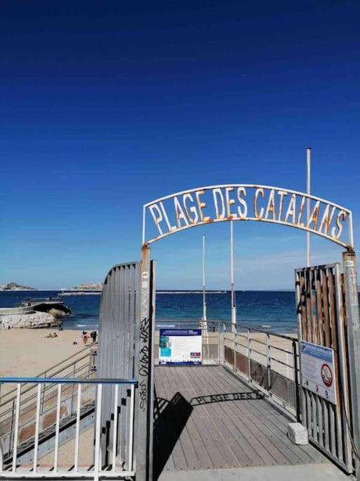 Magnifique Appartement T4, Plage Des Catalans Marseilles Exterior foto